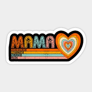 Retro Mama, Mothers Day, New Mom, Mommy, Best Mama Sticker